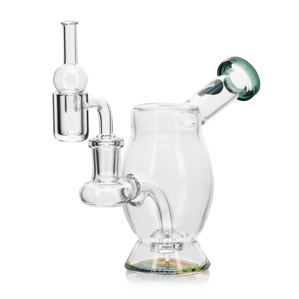 WAX SET – BUBBLE RIG + BANGER + CARB CAP TEAL