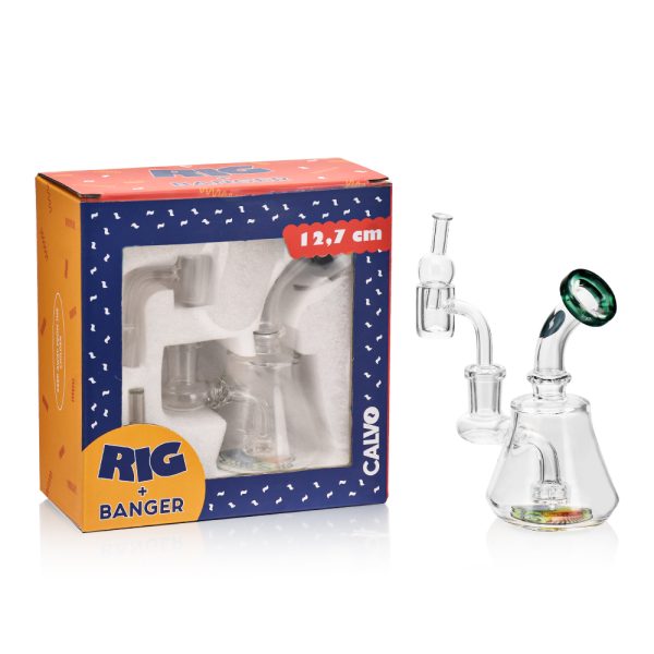 WAX SET – DAB RIG + BANGER + CARB CAP TEAL - Image 4