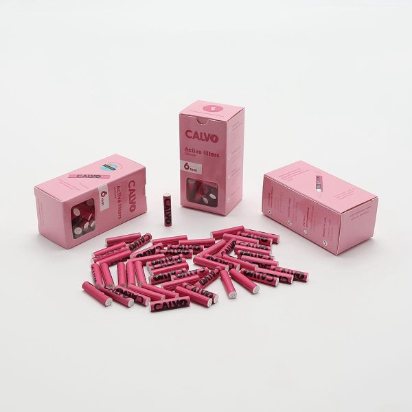 ACTIVE FILTER CALVO PINK – 50 FILTERS PER BOX – 6 BOX PER DISPLAY
