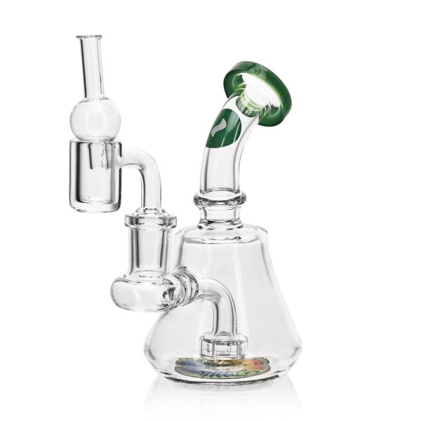 WAX SET – DAB RIG + BANGER + CARB CAP GREEN