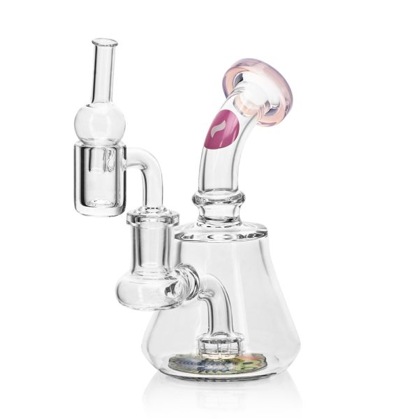 WAX SET – DAB RIG + BANGER + CARB CAP PINK