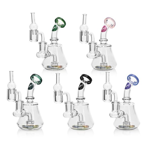 WAX SET – DAB RIG + BANGER + CARB CAP TEAL - Image 6